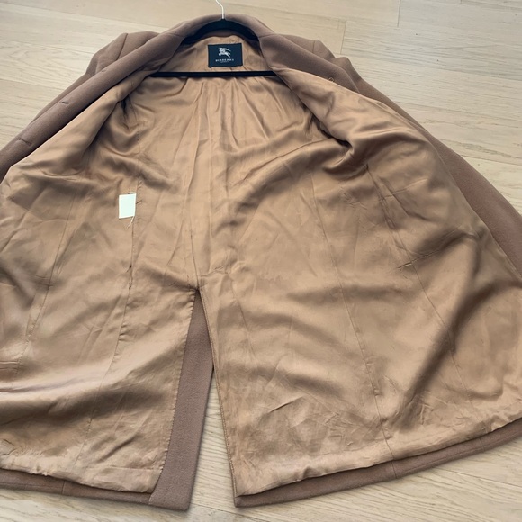 Burberry Cashmere/Wool Blend Coat- Sz 6 - Picture 5 of 5
